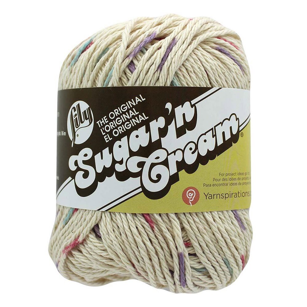 Twine/Thread/Cord, Cotton, Art & School, Spinrite, Sugar'n Cream, 100% Cotton, 4 ply, Yarn, 581216, Potpourri